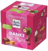 Набор мини-шоколадок Риттер Спорт Шоко Бокс Данке шон / Ritter Sport Chocolate Box Danke schon 176 гр (Германия)