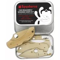 Набор для сборки деревянного ножа Spyderco Wooden Kit Dragonfly WDKIT1