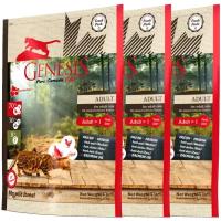 Genesis Pure Canada My Wild Forest Adult для взрослых кошек с уткой, перепелкой и курицей - 2,268 кг х 3 шт