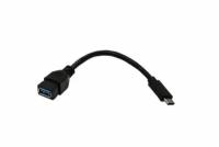 Кабель адаптер переходниr Type C-USB 3.0 Filum FL-A-U3-CM-AF-0.15M, OTG, разъемы: Type C male- USB A female