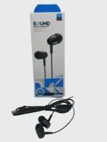 Проводные вакуумные наушники Sound Stereo L29 HI-Fi BASS Earphones/черные