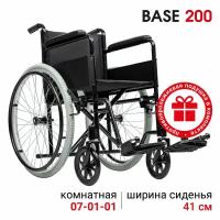 Набор кресло-коляска механическая Ortonica Base 100/Base 200 ширина сиденья 41 см литые колеса + подушка