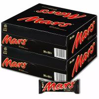 Шоколадный батончик Mars, 50 г, 72 шт