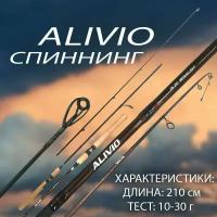 Спиннинг для рыбалки 210 см ALIVIO Тест: 10-30 г Cредний строй