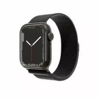 Ремешок VLP для Apple Watch 45mm 45mm, Нержавеющая сталь, черный