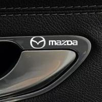 Наклейка металлическая на автомобиль Mazda