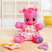 Интерактивная игрушка любимая пони с аксессуарами, свет, звук, цвет розовый