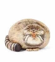Мягкая игрушка-подушка Кошка антистресс, 40 см, коричневая