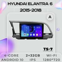 Штатная магнитола TS7 ProMusiс дляHyundai Elantra 6 /Хендай Элантра 6/Хундай/Елантра/2+32GB/ Android 10/2din/ головное устройство/ мультимедиа