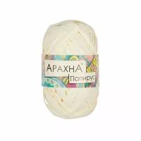 Пряжа ARACHNA "PAPYRUS" 100% целлюлоза 40 г ± 3 г 50 м №01 молочный