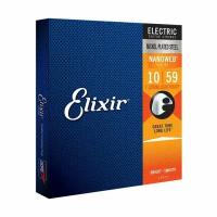 Струны для электрогитары Elixir 12074 Nanoweb 7-String Light-Heavy 10-59