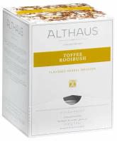 Чайный напиток травяной Althaus Rooibush Vanilla Toffee Pyra Pack в пирамидках, 15 шт