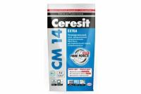 Клей для плитки и керамогранита Ceresit CМ 14 Extra (5кг)