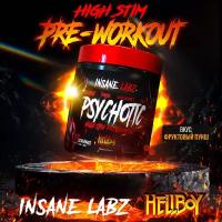 Предтренировочный комплекс Insane Labz Psychotic HELLBOY edition 35 порций (Фруктовый пунш)