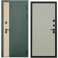 Дверь входная металлическая DIVA 74 2050x860 Правая Дуб Олива софт - Н10 Софт Шампань, тепло-шумоизоляция, антикоррозийная защита для квартиры