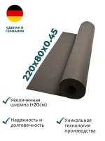 Коврик для йоги Yogastuff Ришикеш серый 220*80 см