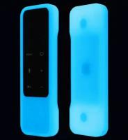 Чехол Elago R1 Intelli Case для пульта Apple TV Remote, цвет Белый с синим свечением в темноте (Nightglow blue) (ER1-LUBL)