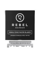Сменные лезвия для опасных бритв REBEL BARBER Single Blade,100 шт