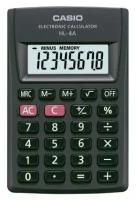 CASIO Калькулятор карманный CASIO HL-4A-S 8-разрядный черный 250398