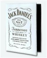 Обложка для паспорта KAZA Jack Daniel's белый