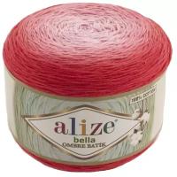 Пряжа Alize Bella Ombre Batik (Белла Омбре Бактик) 7404 розовый, 100% хлопок, 250 г, 900 м х 2 шт