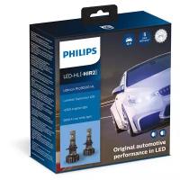 Лампа автомобильная светодиодная Philips Ultinon 11012U90CWX2 HIR2 13.2V 20W PX22d