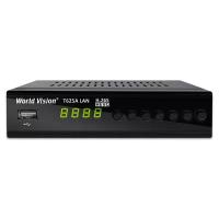 World Vision T625A LAN DVB-T/T2/C Цифровой эфирный / кабельный приемник с обучаемым пультом ДУ