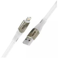 GCR USB - Lightning MFI (GCR-IP14), 1.7 м, 1 шт., белый нейлон