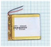 Аккумулятор Li-Pol (батарея) 4*40*45мм 2pin 3.7V/550mAh