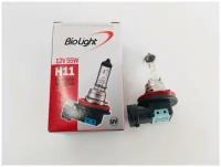 Лампа H11 PX22D цоколь LongLife 12V 55W Biolight Южная Корея 64211 1 шт. в упаковке