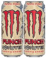 Энергетический напиток Monster Energy Pacific Punch / Монстер Пасифик Пунш 2 шт. 500мл (Великобритания)