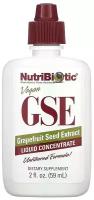 Капли NutriBiotic GSE Grapefruit Seed Extract, 110 г, 59 мл