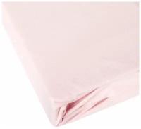 Простыня на резинке 2-спальная Janine Elastic 200x200см, цвет светло-розовый