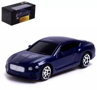 Машина металлическая ТероПром 7152985 BENTLEY CONTINENTAL GT, 1:64, цвет синий