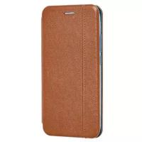 Чехол-книга боковая Premium №1 для Samsung M51 коричневый