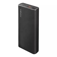 Портативный аккумулятор EnergEA Alupac 20000PD2 2хUSB, Fast IN/OUT USB-C, PD18W/QC3.0 20000 мАч, цвет Черный (AP-20000PD2-BLK)