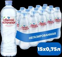 Святой источник спорт негаз 0,75л.*15шт