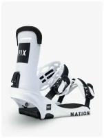 Крепления для сноуборда мужские FIX Nation Series White (L)