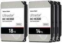 Жесткий диск Western Digital Original SAS 3.0 16Tb WUH721816AL5204 Ultrastar DC HC550 (7200rpm) 512Mb 3.5"