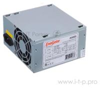 Блок питания 500W ExeGate Aa500, Atx, PC, 8cm fan, 24p+4p, 2*SATA, 1*IDE + кабель 220V в комплекте E