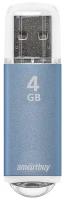 Флеш-накопитель USB 2.0 Smartbuy 4GB V-Cut Blue (SB4GBVC-B)