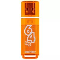 Флеш-накопитель USB 2.0 Smartbuy 64GB Glossy series Orange (SB64GBGS-Or)