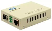 Медиаконвертер GIGALINK, RJ-45x1 Гбит/с, SFPx1 Гбит/с (GL-MC-UTPG-SFPG-F)