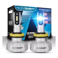 Лампа автомобильная светодиодная Novsight N15-H11 9-32V 25W 2 шт
