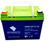 Аккумуляторная батарея SUNWAYS GP 12-33