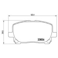 TRIALLI PF4348 Колодки тормозные передние к-кт