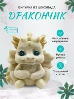 Шоколадная фигурка Дракончик из белого шоколада