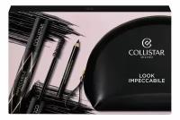 COLLISTAR/ Набор для макияжа Look Impeccable COLLISTAR (тушь для ресниц Impeccable черная 14мл + карандаш для глаз черный 0,8г + косметичка)
