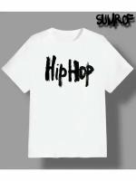 Футболка Zerosell Графити Hip Hop Хип Хоп, размер 8XL, белый