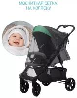 Сетка москитная универсальная на детскую коляску, прогулочную коляску ROXY-KIDS, цвет черный
